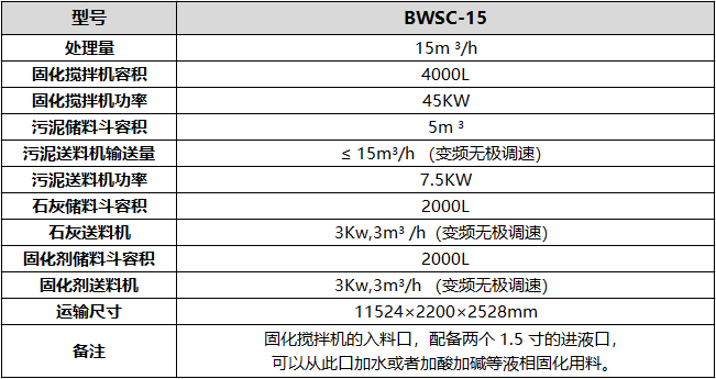 918博天堂泥浆固化系统参数